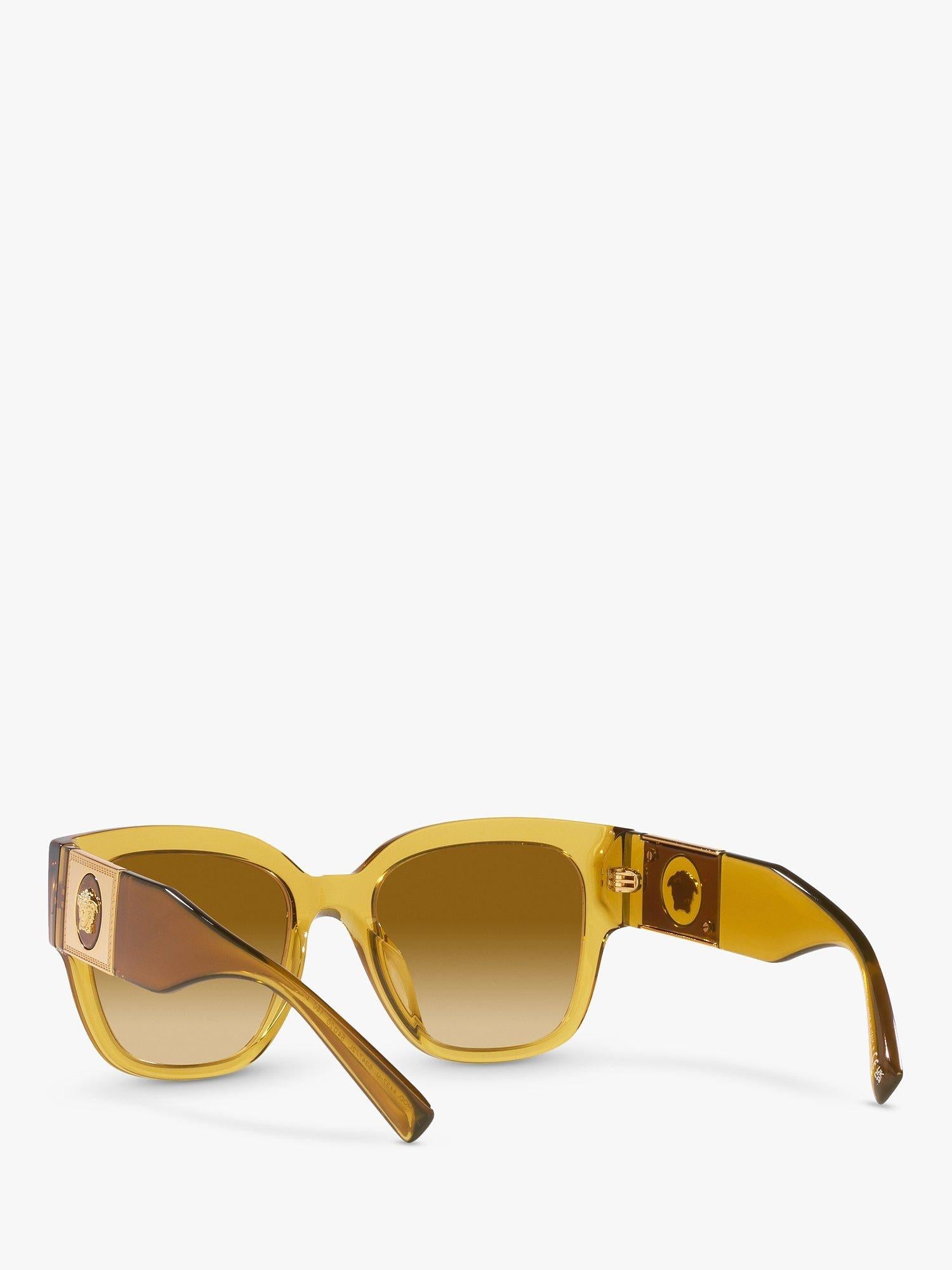 Versace pillow sunglasses honey brown gradient - British product