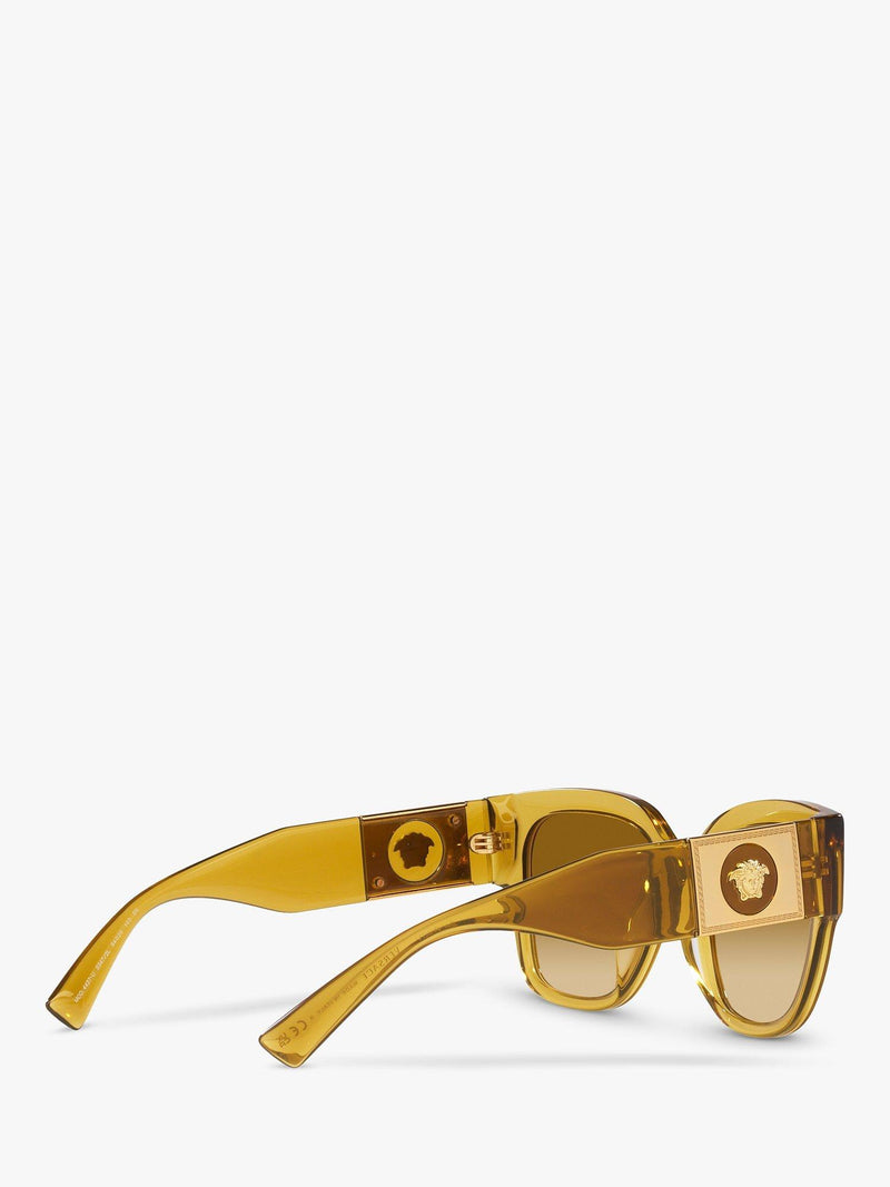 Versace pillow sunglasses honey brown gradient - British product