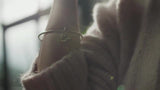 Recognised sterling silver dove bangle, imported from the UK