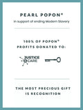 Recognised Freedom Pearl Popon pendant charm, imported from the UK