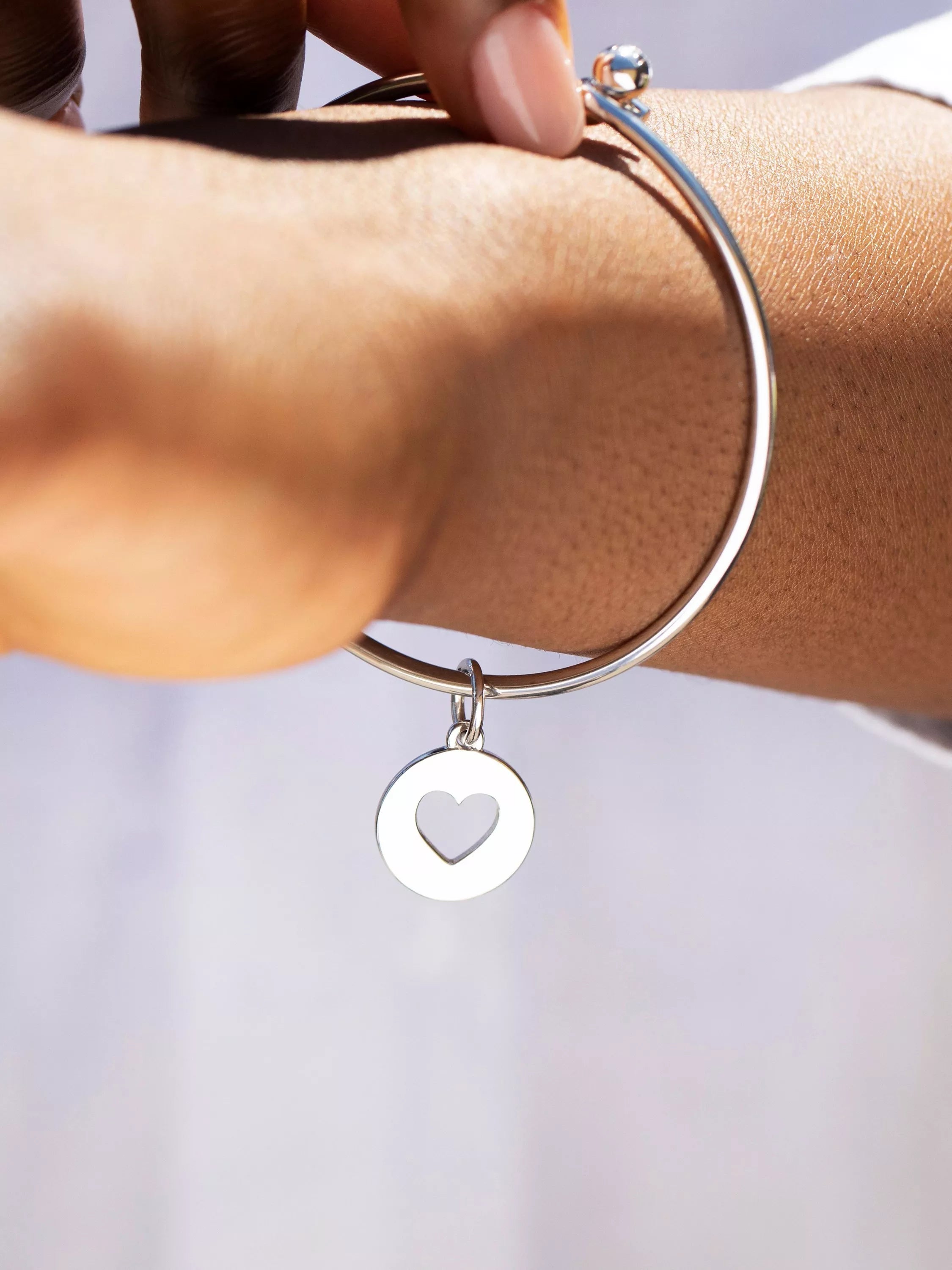 Recognised Heart Popon pendant charm 1.6cm, UK version