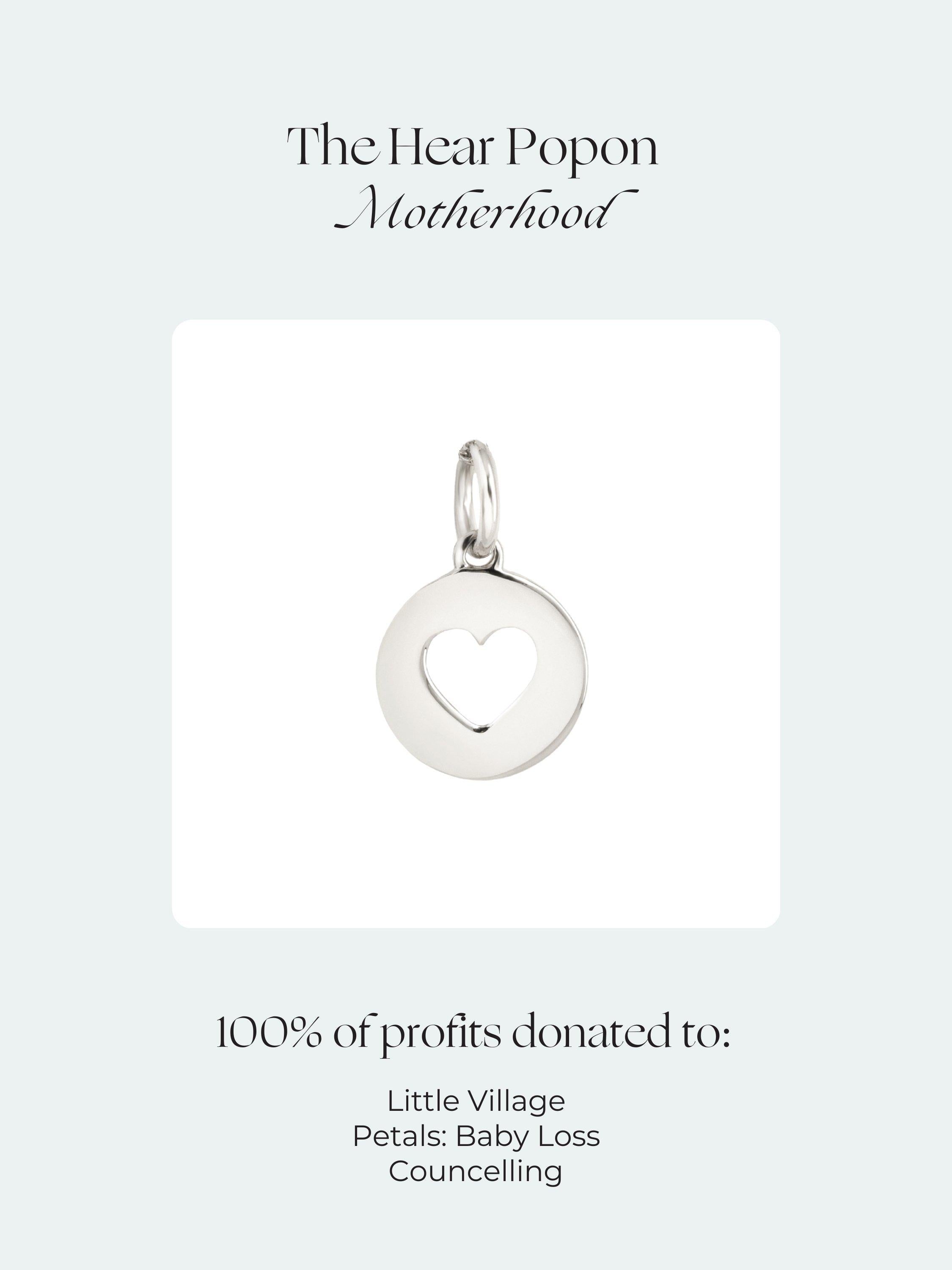 Recognised sterling silver heart pendant necklace - British product