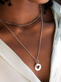 Recognised Heart Popon sterling silver pendant necklace, imported from the UK