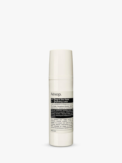 Fuktighetsgivende ansiktskrem med salvie og sink, SPF 15, 50ml