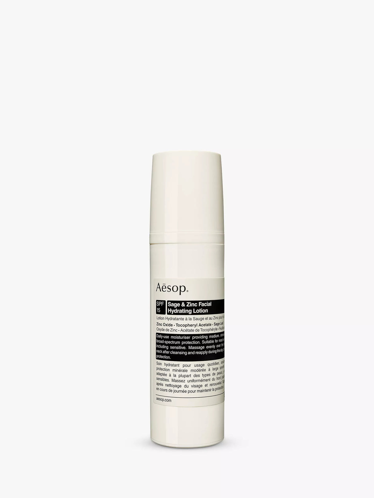 Aesop Sage & Zinc Facial Hydrating Lotion SPF 15 50ml - British product