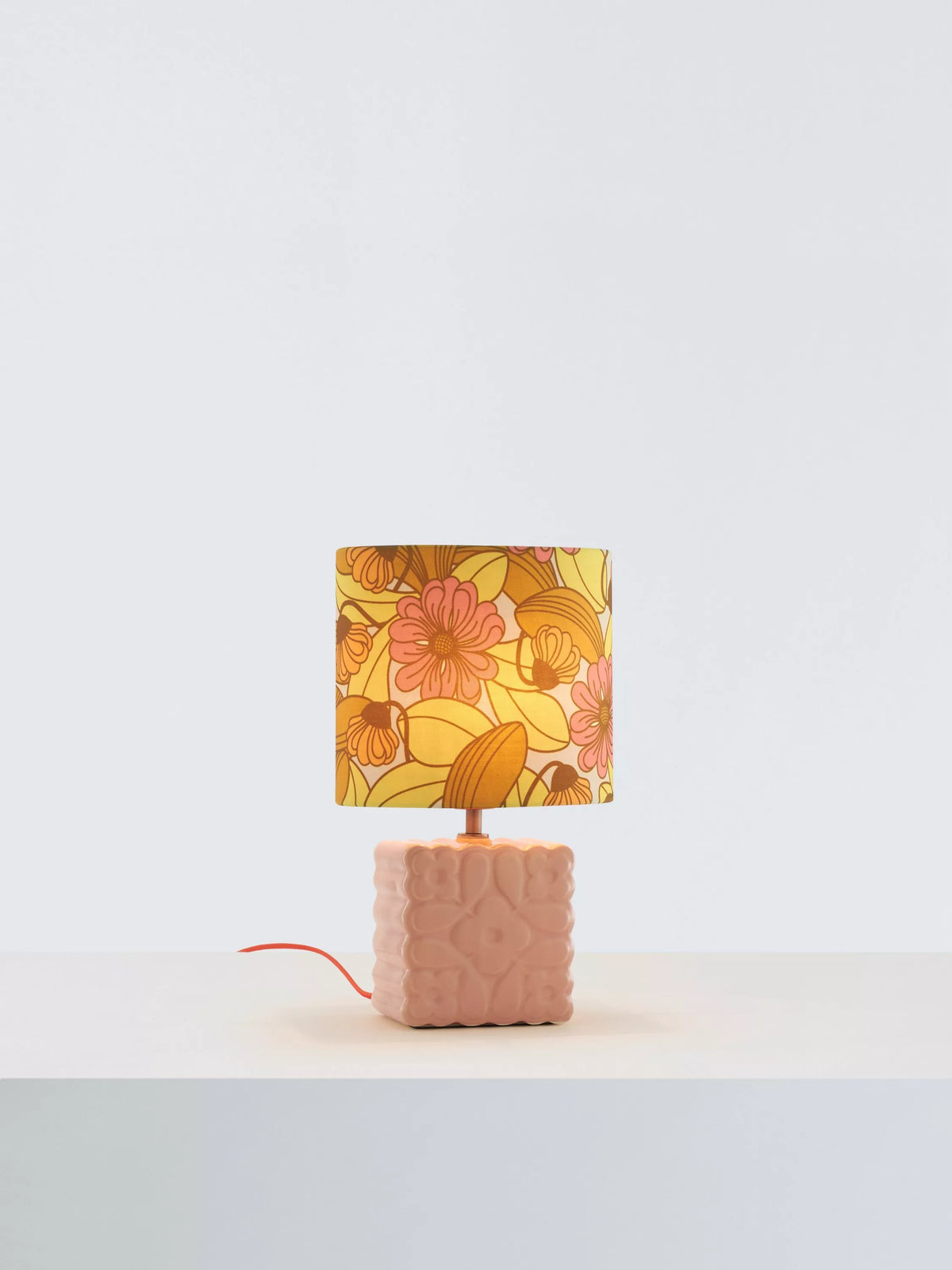 Orla Kiely table lamp light pink H37.5cm, UK version