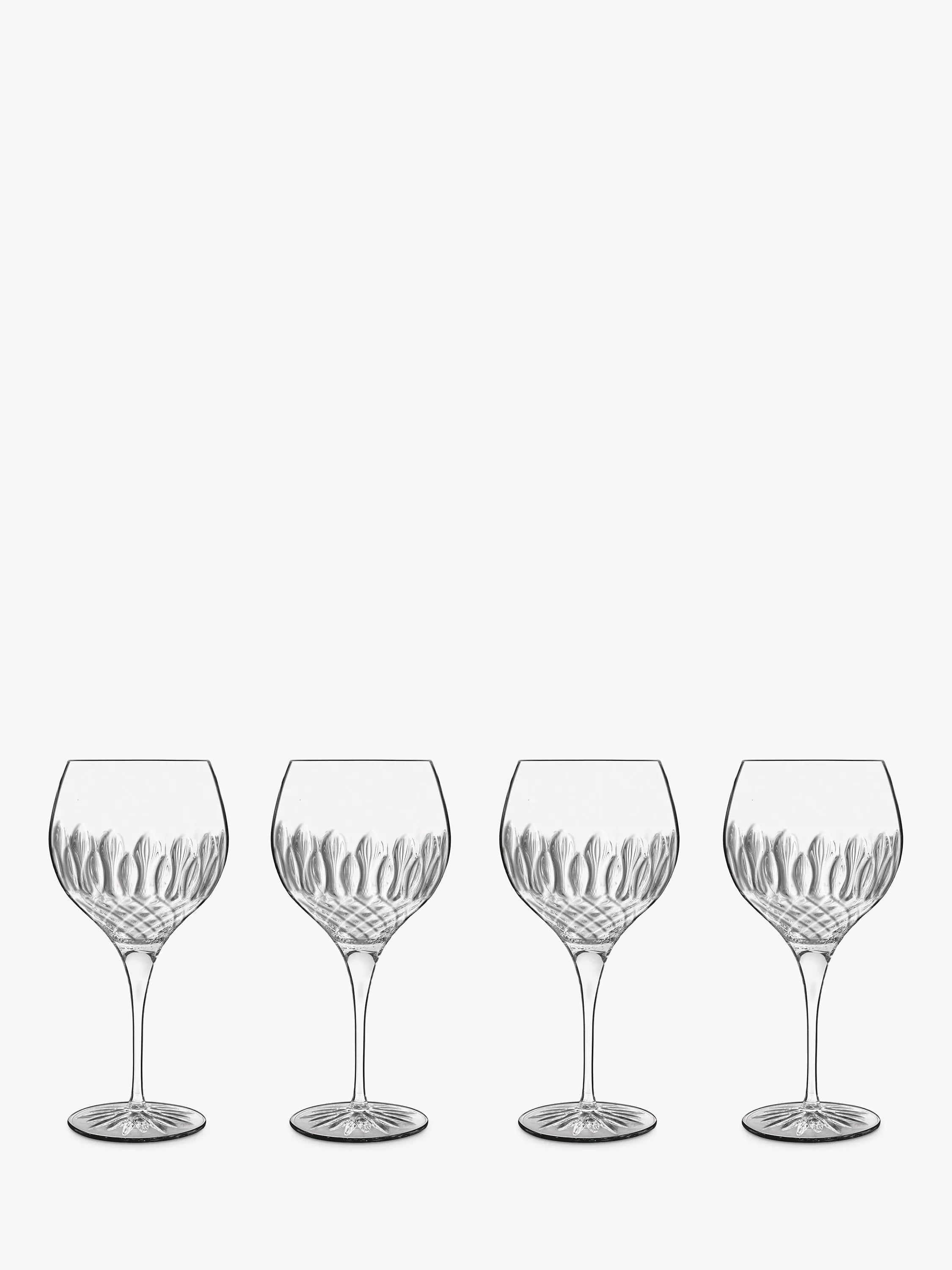 Luigi Bormioli gin balloon glasses set of 4 650ml - British product