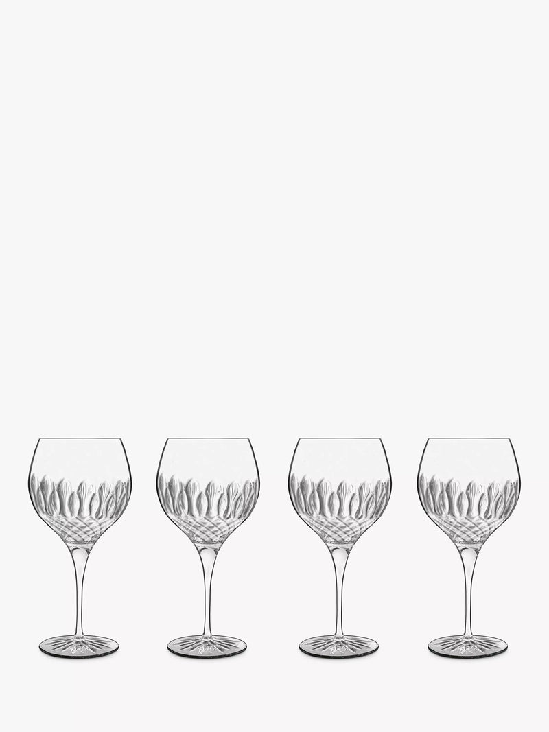 Luigi Bormioli gin balloon glasses set of 4 650ml - British product
