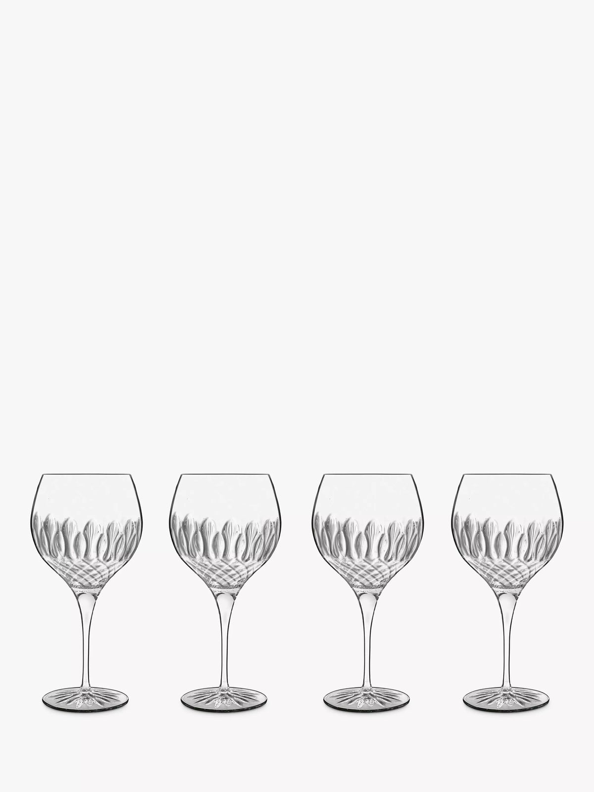 Luigi Bormioli gin balloon glasses set of 4 650ml - British product