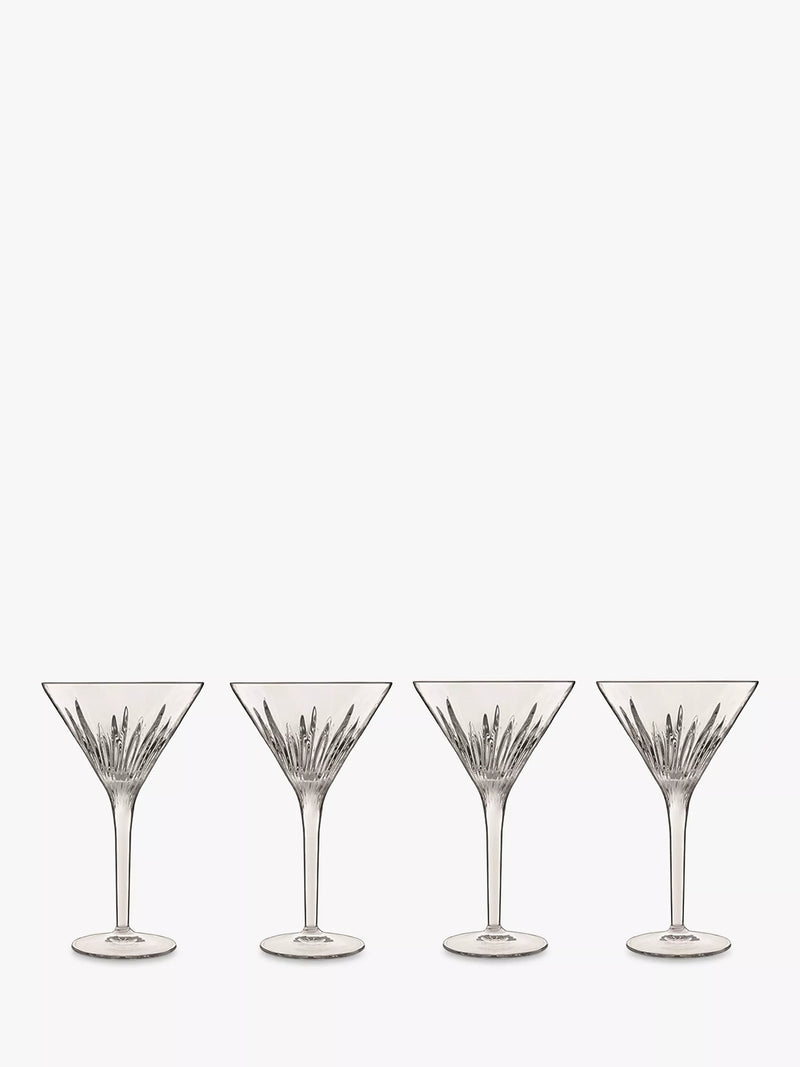 Luigi Bormioli martini cocktail glass set of 4, imported from the UK
