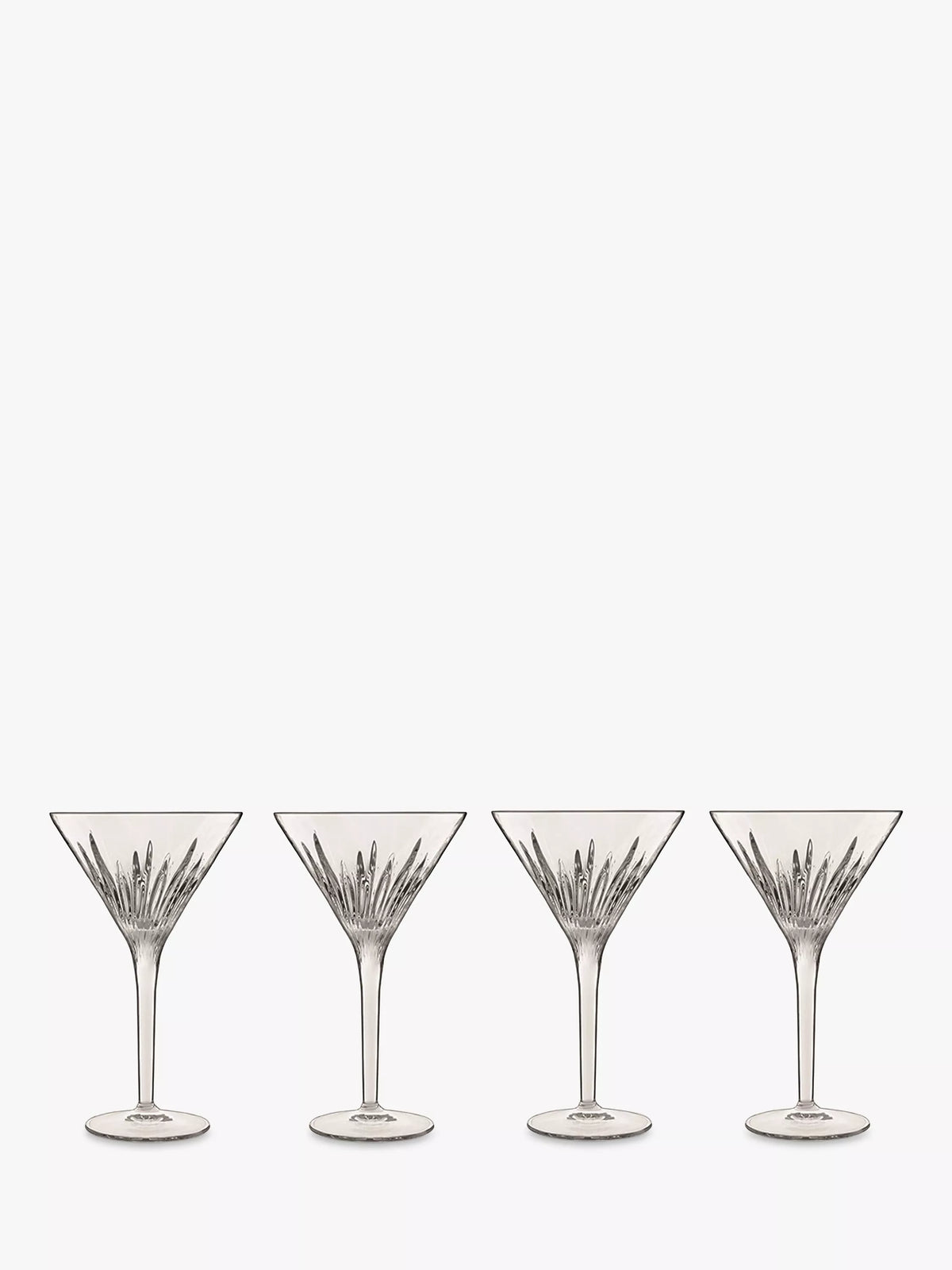 Luigi Bormioli martini cocktail glass set of 4, imported from the UK