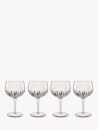 John Lewis Luigi Bormioli Mixology Gin Balloon Glass Set of 4, 800ml, Clear- Buy online at McGrocer