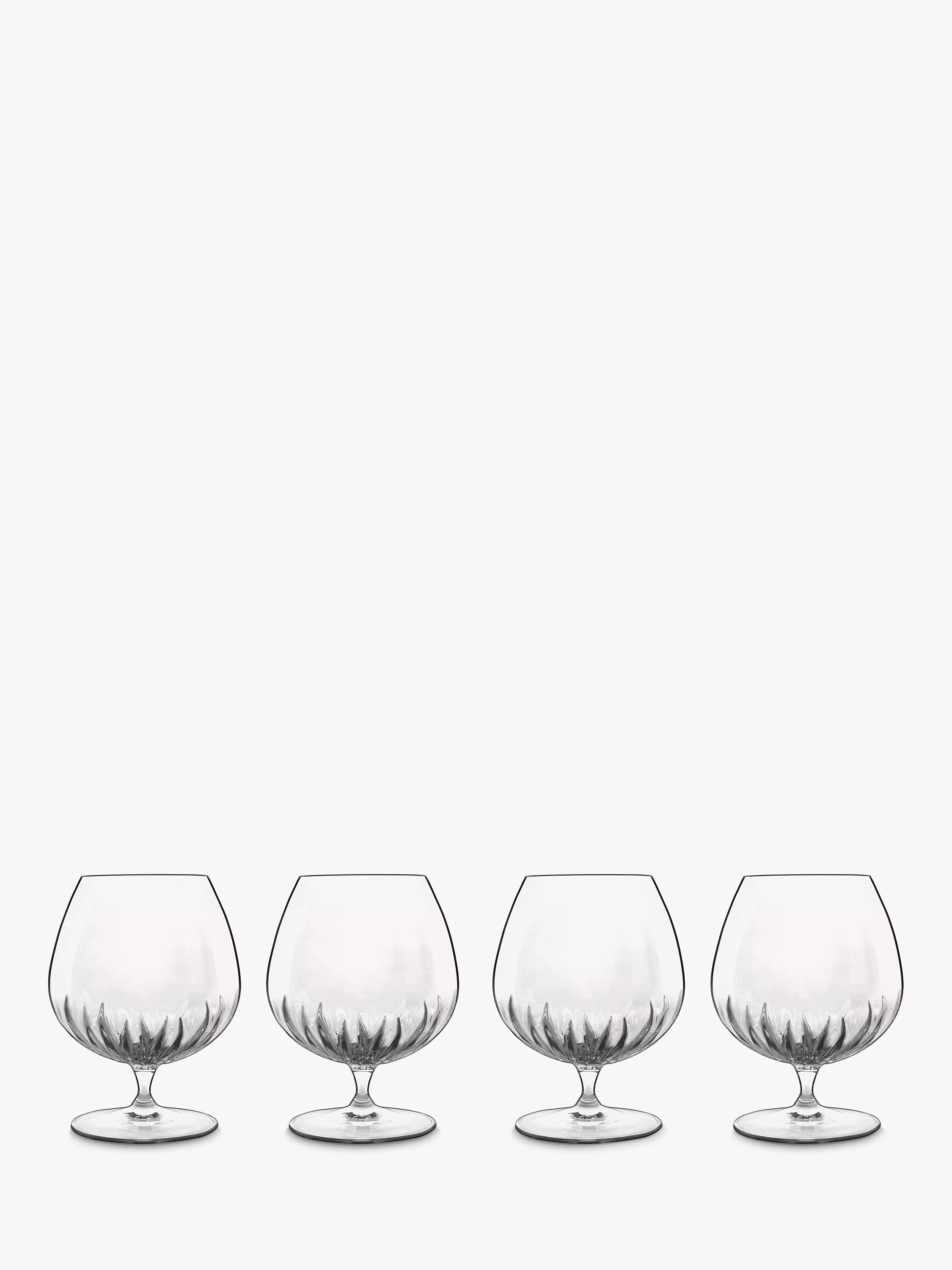 Luigi Bormioli cognac glasses set of 4 465ml, imported from the UK
