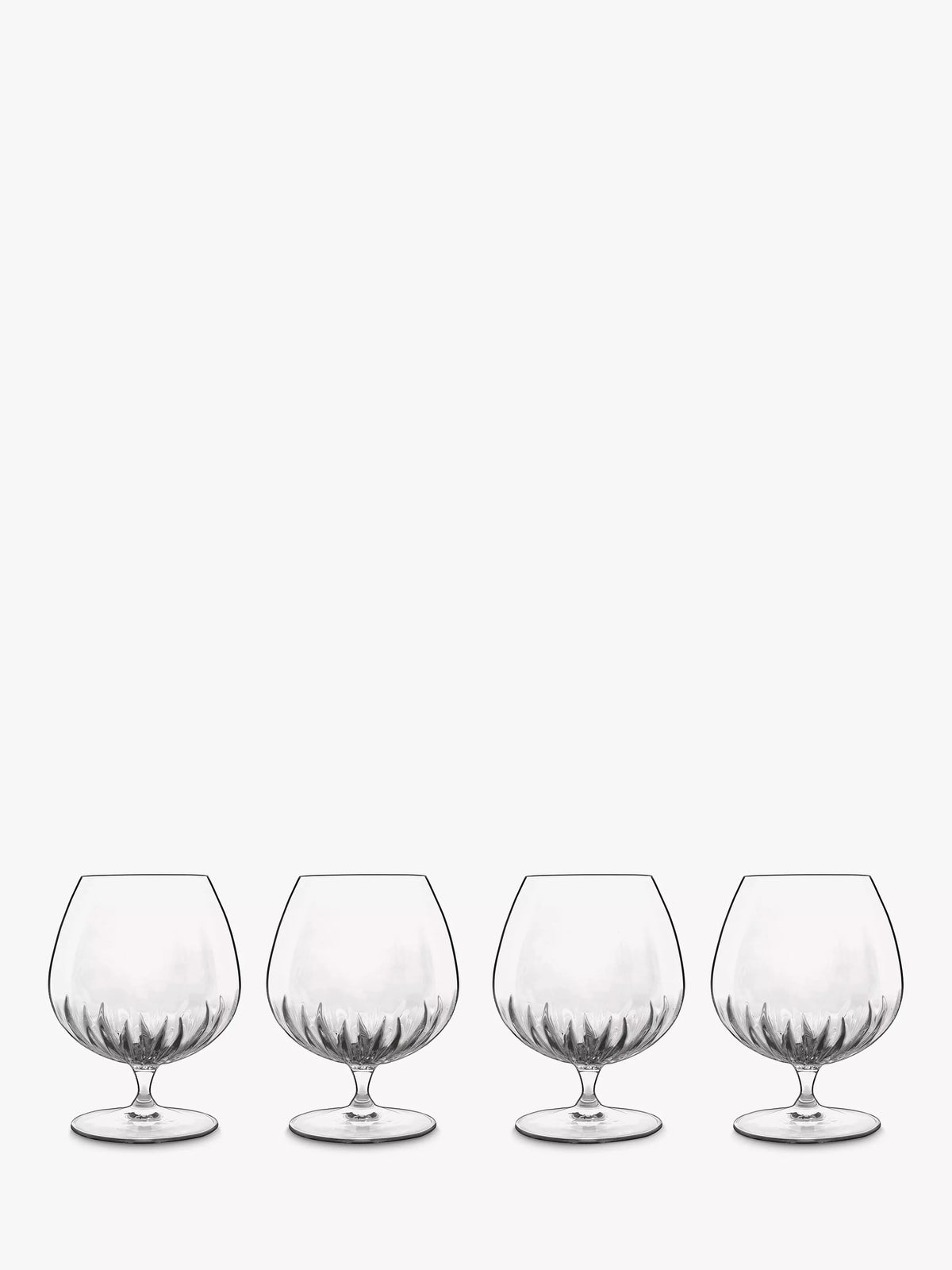 Luigi Bormioli cognac glasses set of 4 465ml, imported from the UK