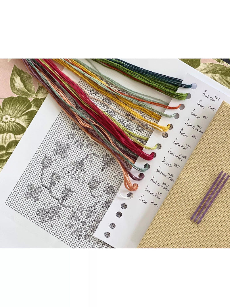 Historical Sampler Company Our Year cross stitch sampler kit (British brand)