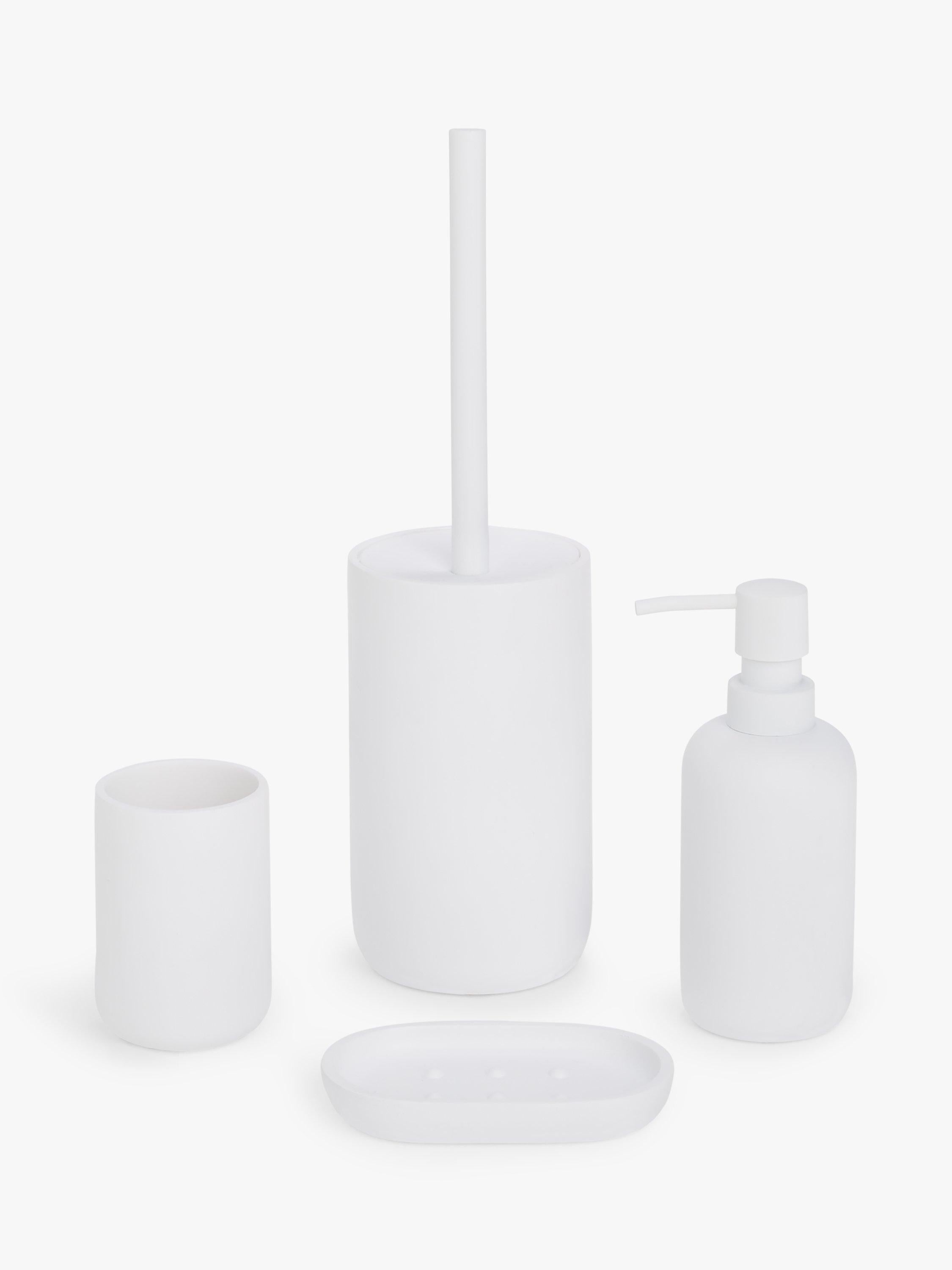 John Lewis Matt Finish Toilet Brush 35cm, UK version