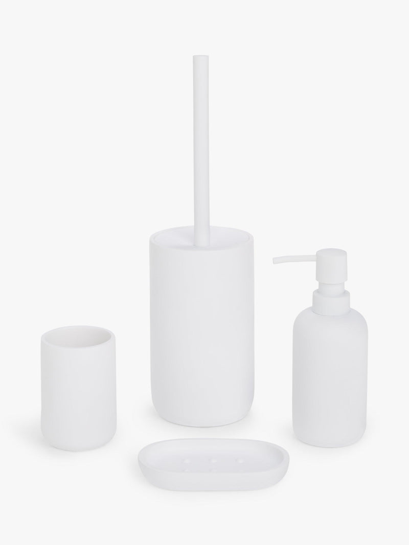 John Lewis Matt Finish Toilet Brush 35cm, UK version