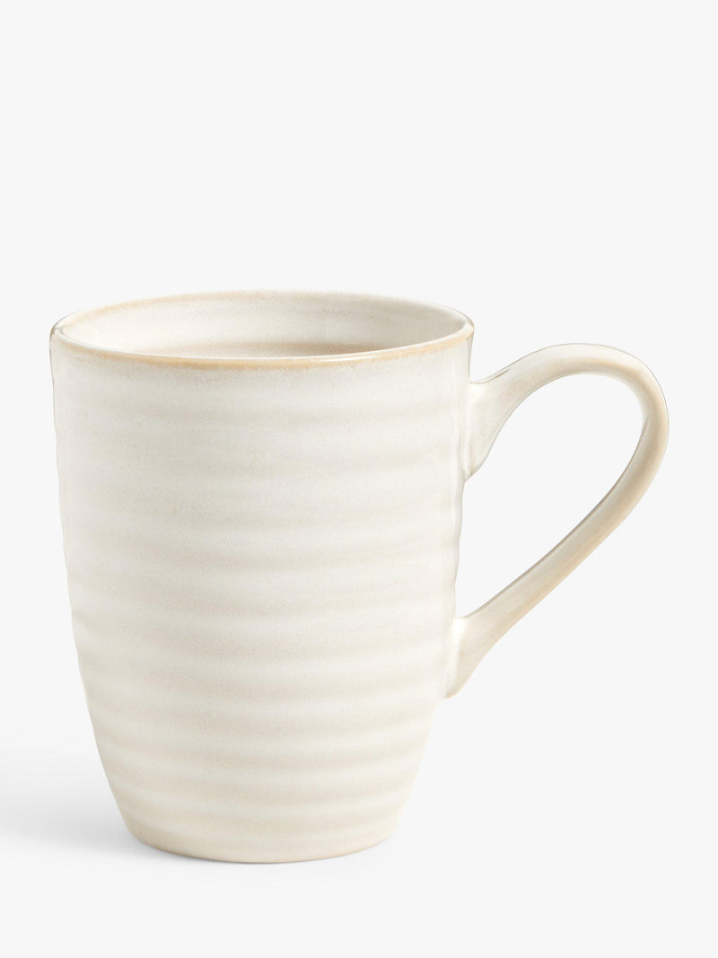 John Lewis Barista Latte coffee mug, 297ml white, UK version