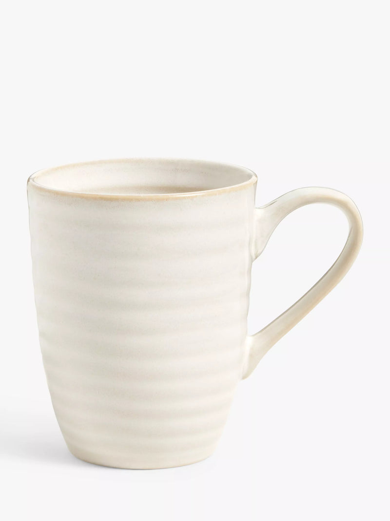 John Lewis Barista Latte coffee mug, 297ml white, UK version