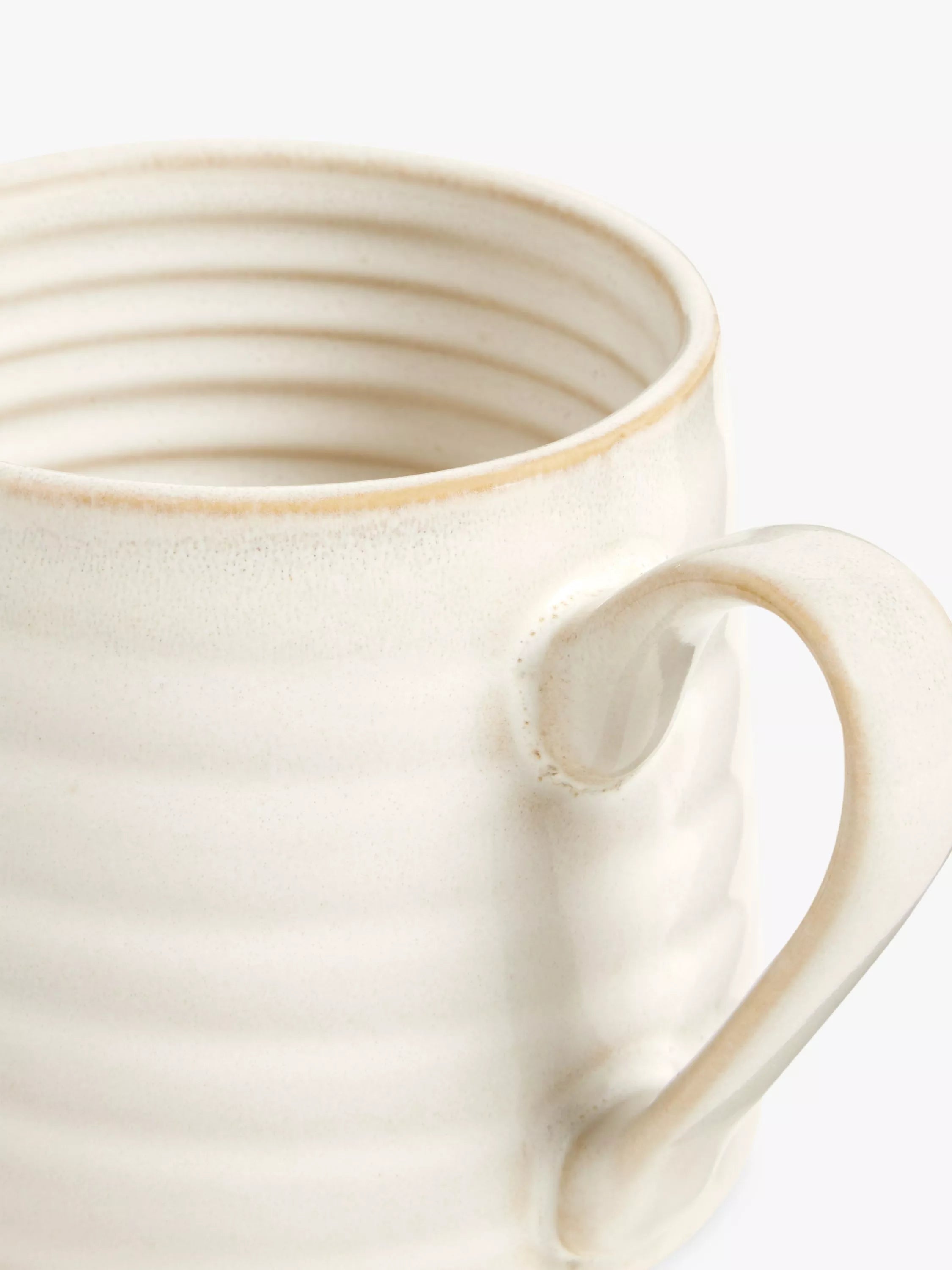John Lewis coffee mug white 337ml, UK version