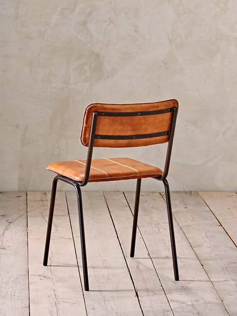 nkuku Ukari leather dining chair - British product