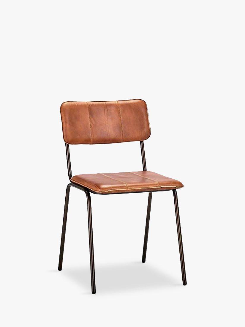 nkuku Ukari leather dining chair - British product
