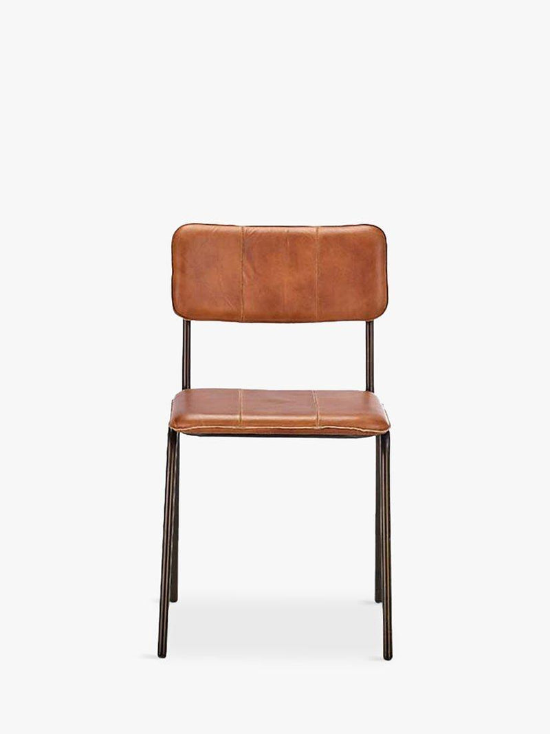 nkuku Ukari leather dining chair - British product