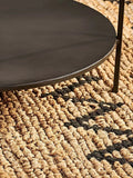 nkuku Karoko round marble coffee table 70cm, UK version