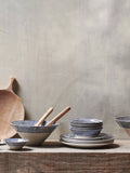nkuku Indigo Drop ceramic cereal bowl 17cm - British product