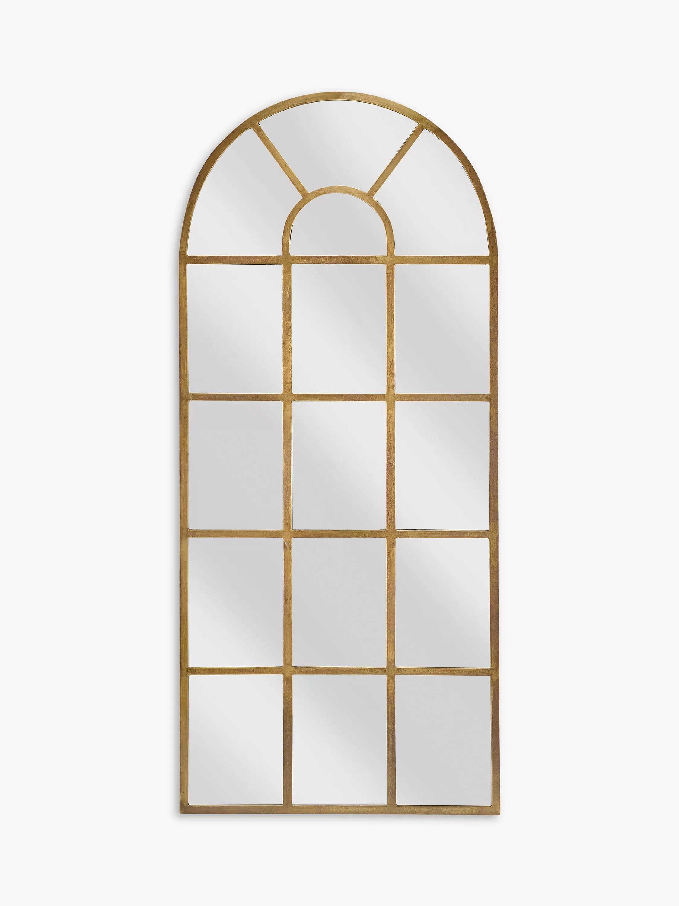 nkuku full length arch window wall mirror 180x80cm - British product
