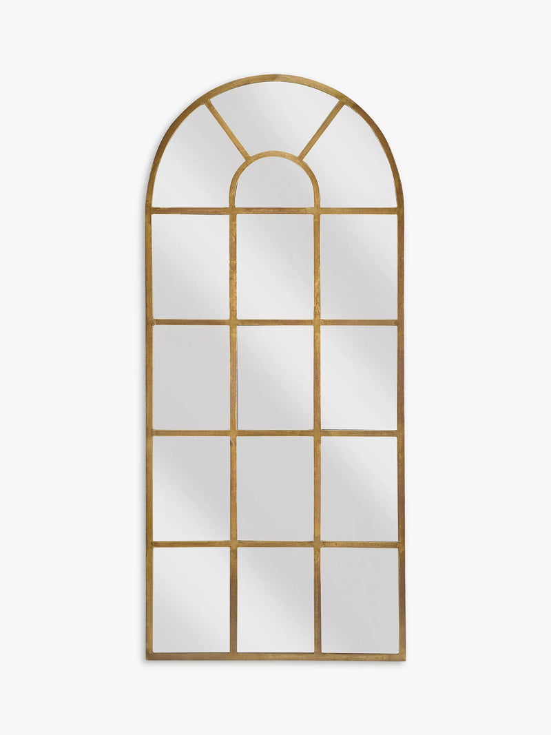 nkuku full length arch window wall mirror 180x80cm - British product