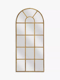 nkuku full length arch window wall mirror 180x80cm - British product