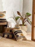 nkuku cushion cover mustard and grey 40x60cm, UK version