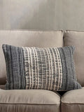 nkuku Mika cushion cover natural black 60x40cm - British product