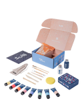 Sculpd pottery starter bundle with gloss varnish and pastel paint set, UK version