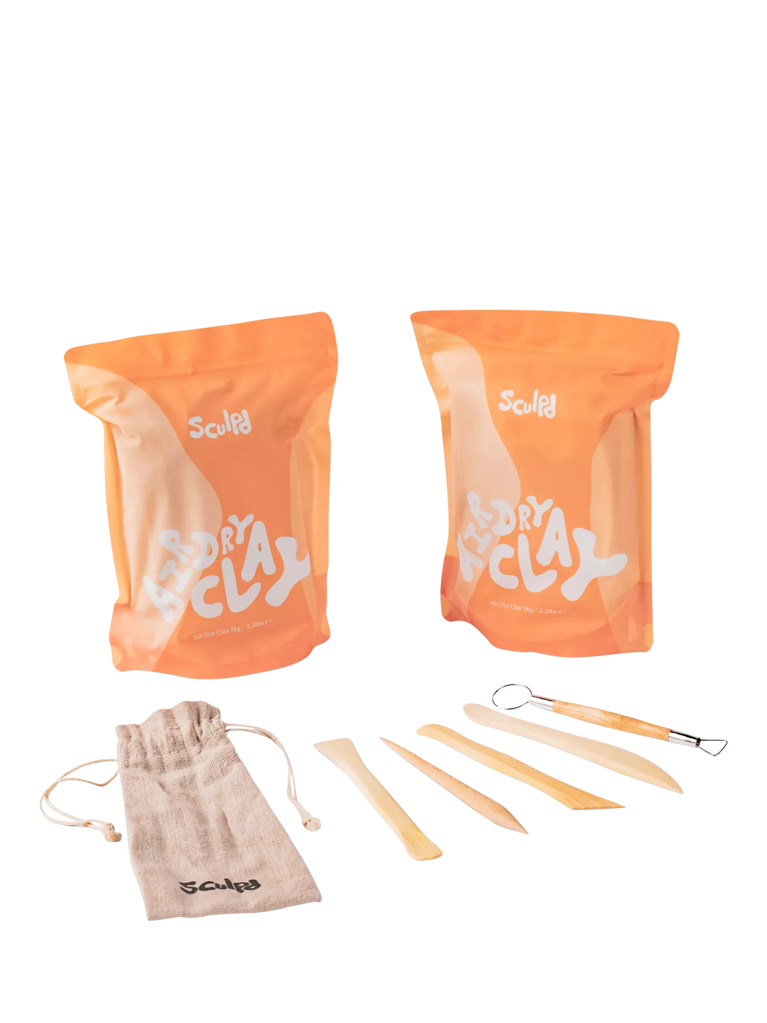 Sculpd pottery starter kit gloss finish 2.5kg, imported from the UK