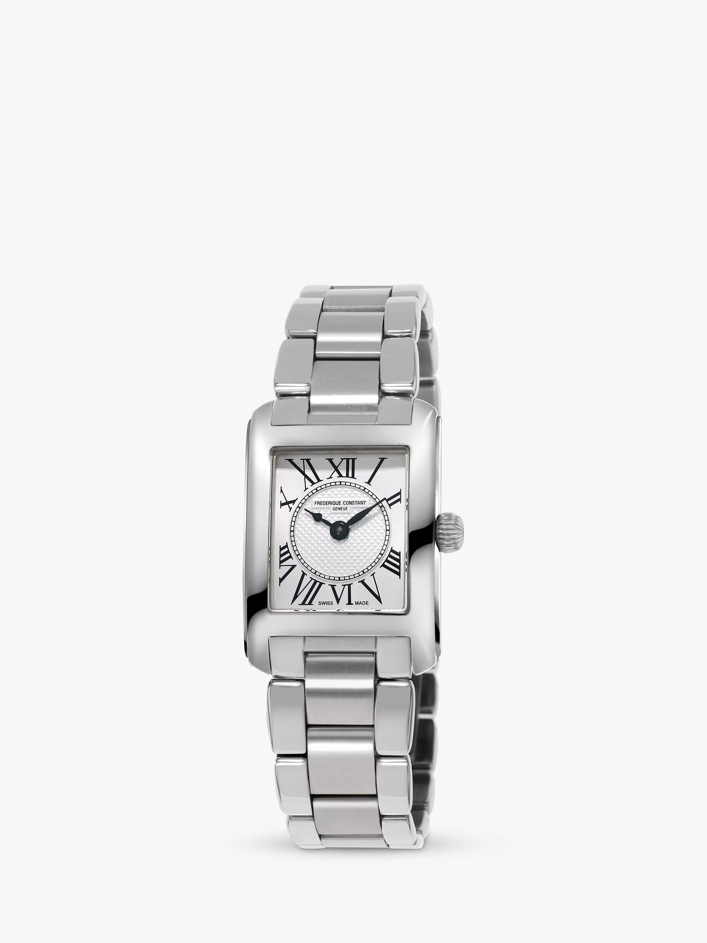 Frederique Constant Carrée women's silver watch 23mm, UK version