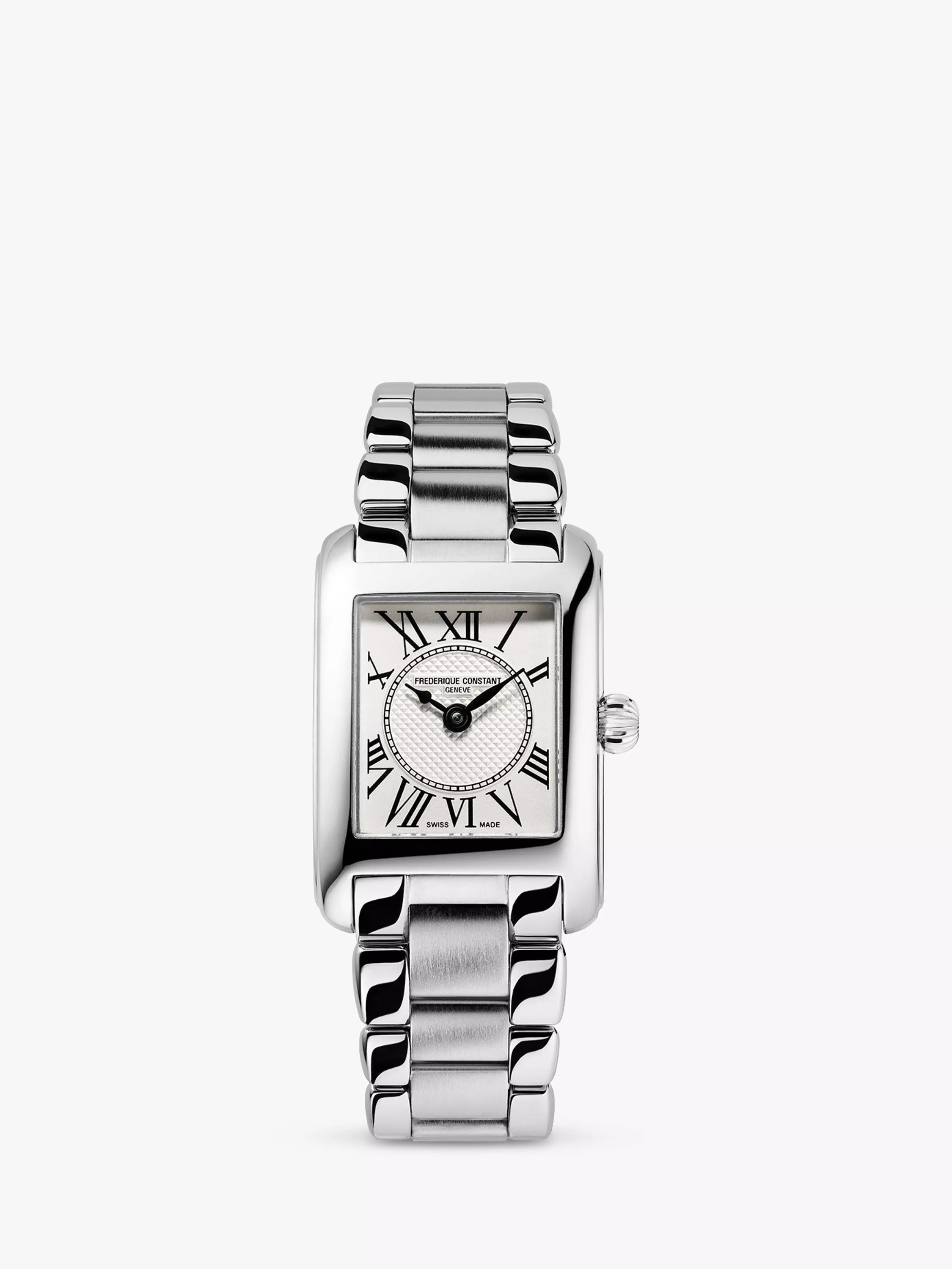 Frederique Constant Carrée women's silver watch 23mm, UK version