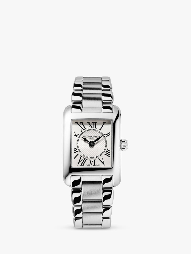 Frederique Constant Carrée women's silver watch 23mm, UK version