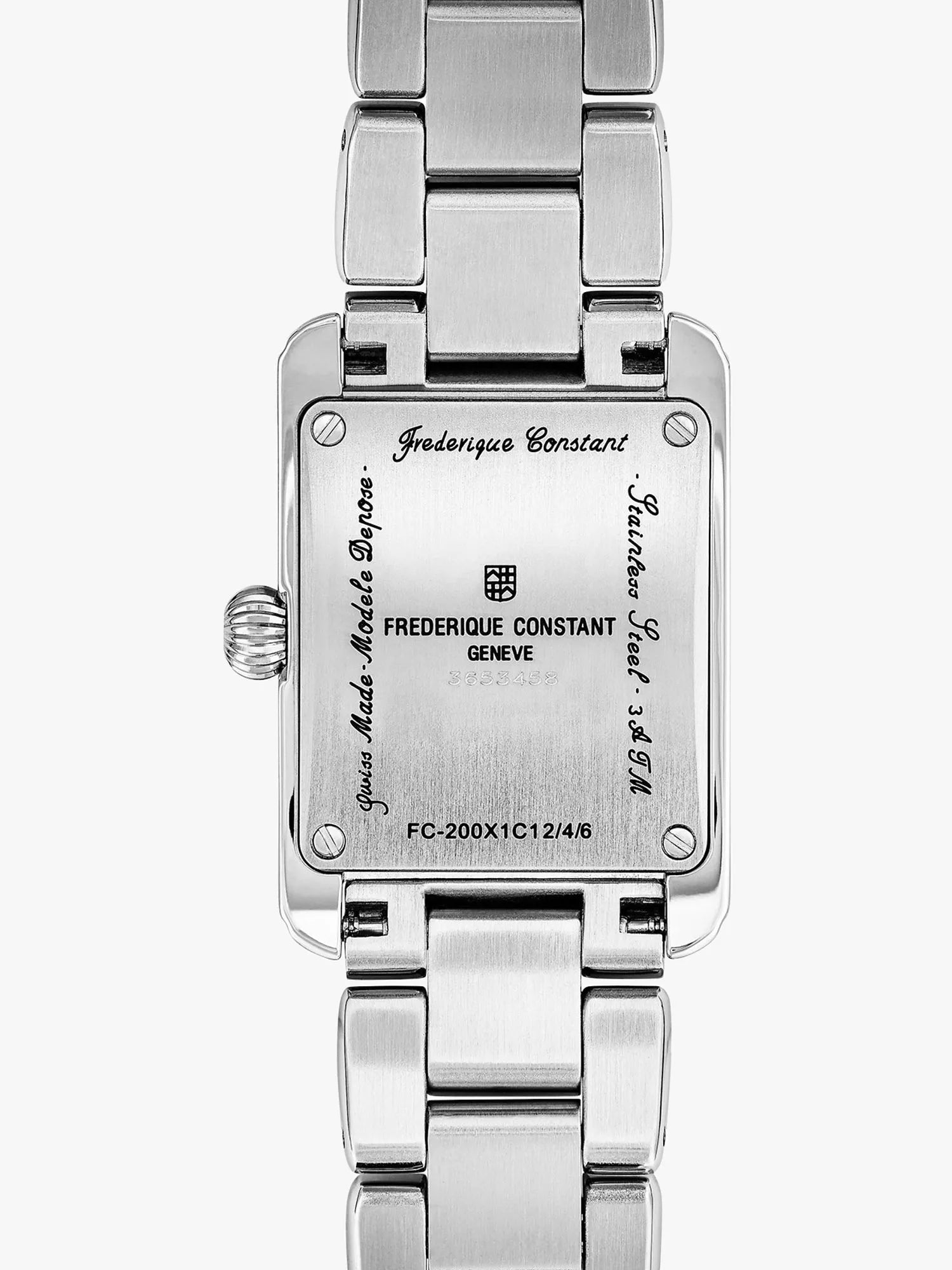 Frederique Constant Carrée women's silver watch 23mm, UK version