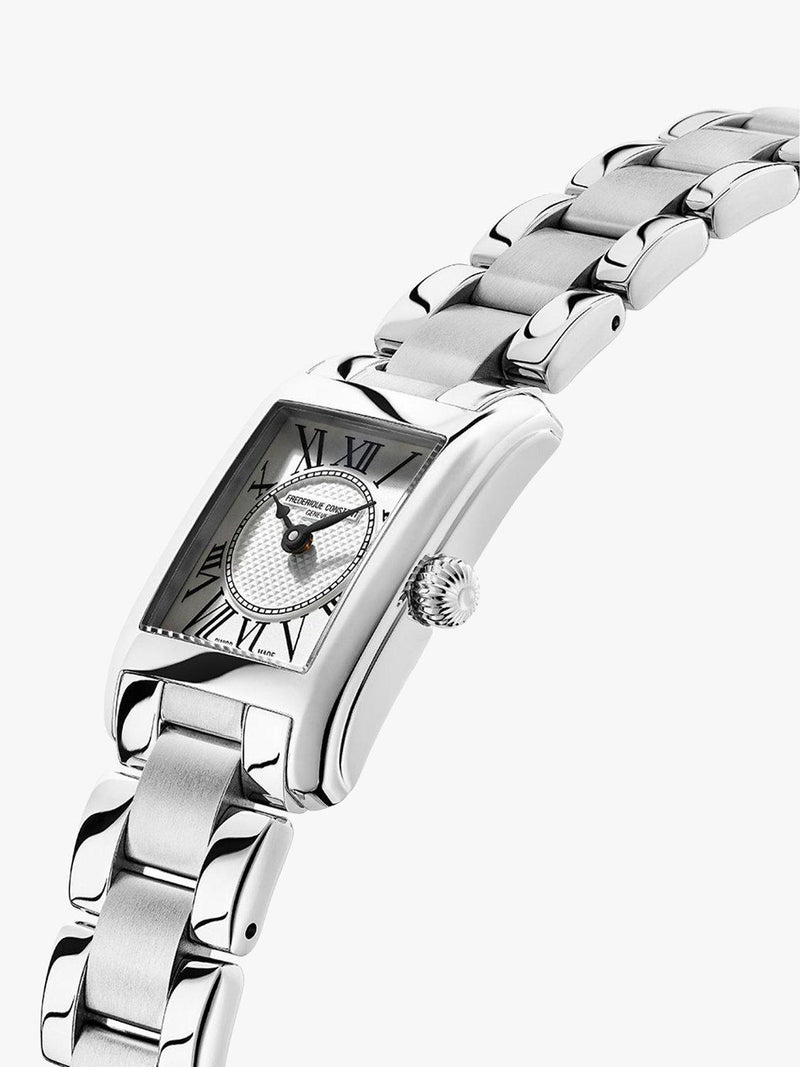 Frederique Constant Carrée women's silver watch 23mm, UK version
