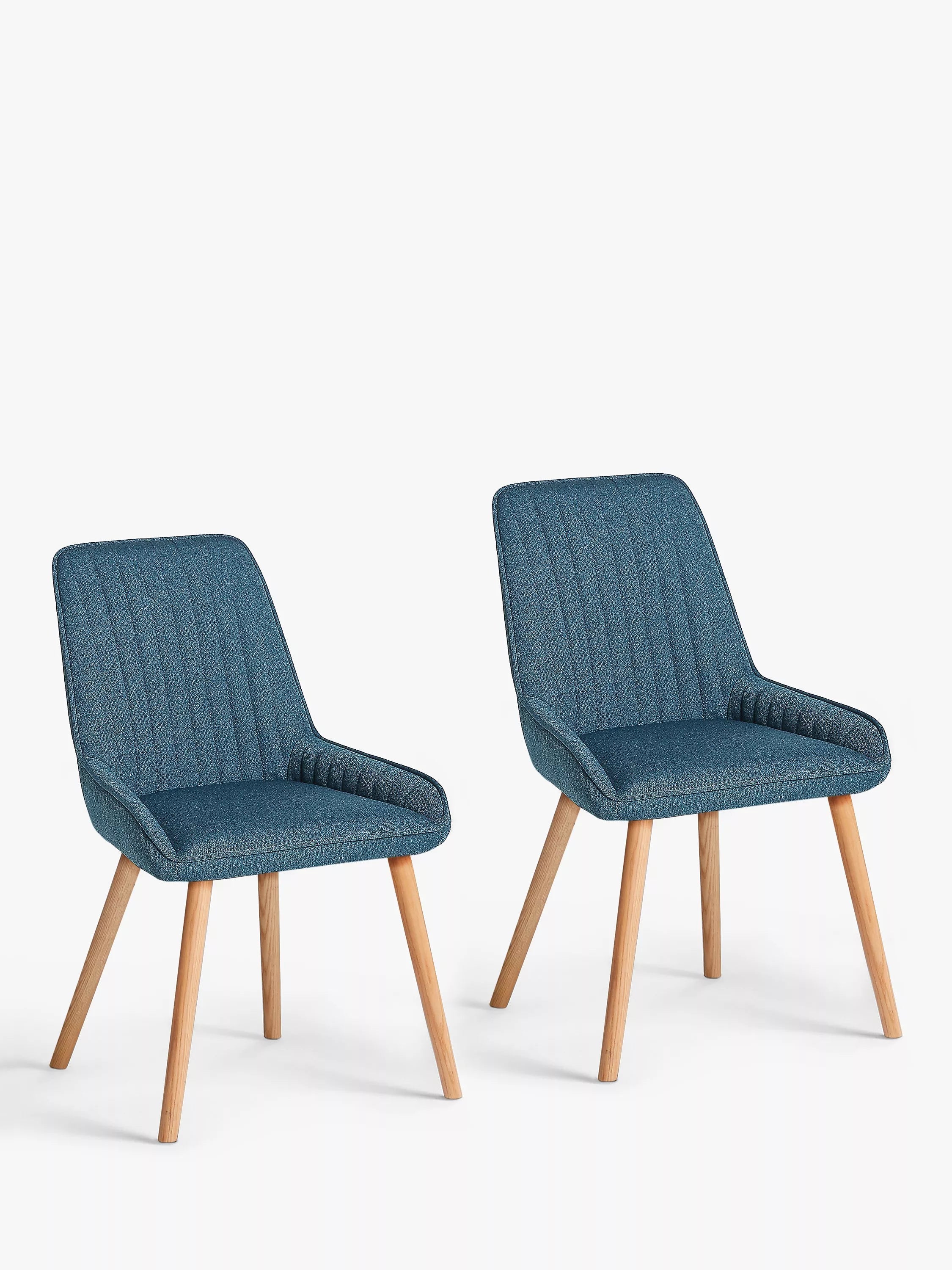 John Lewis Toronto Side Dining Chairs, Set of 2, Navy