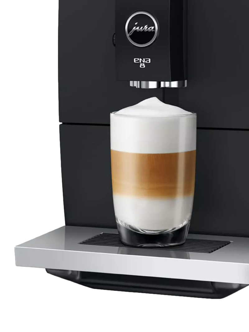 JURA ENA 8 compact coffee machine Metropolitan Black (British brand)