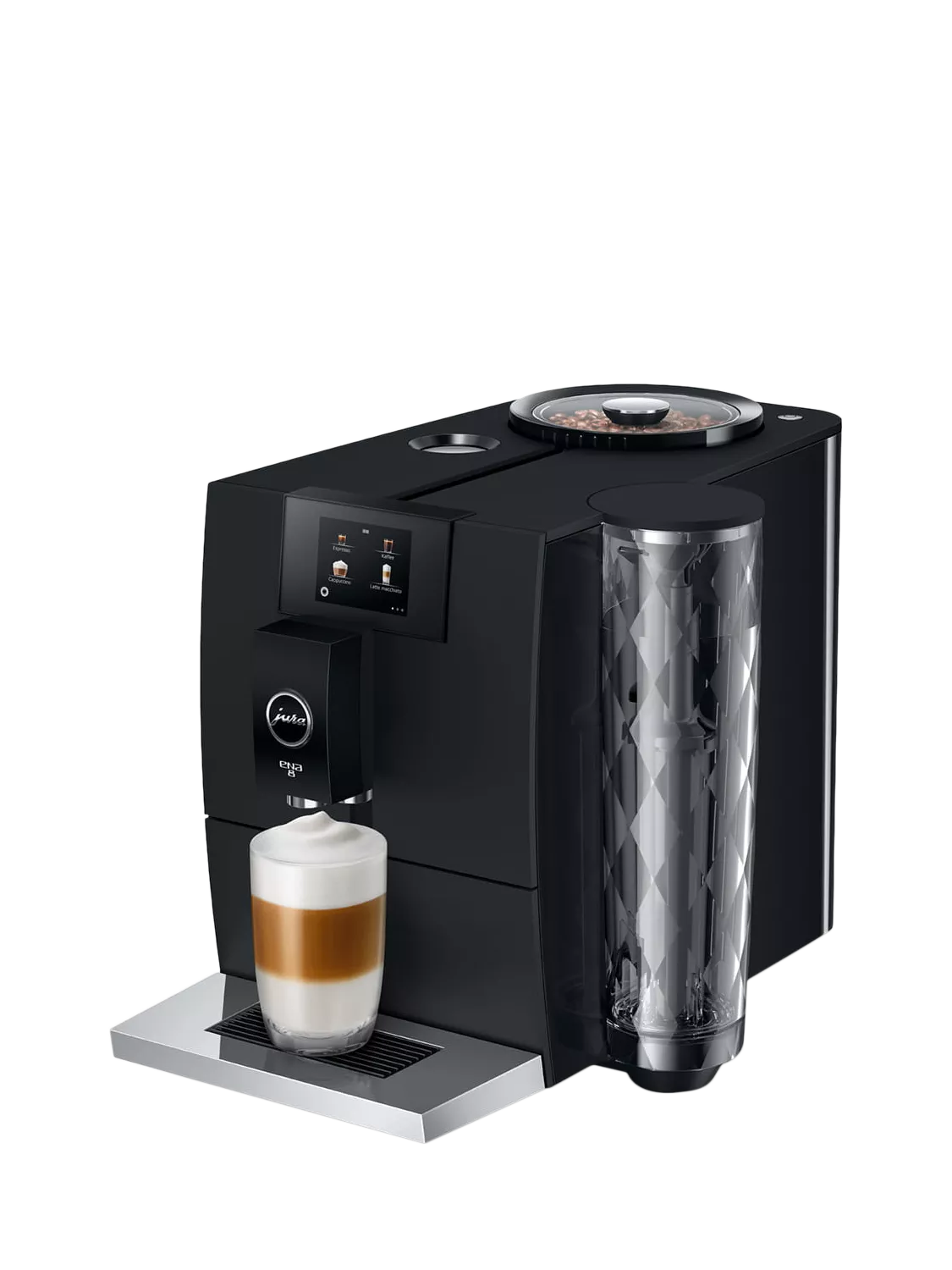 JURA ENA 8 compact coffee machine Metropolitan Black (British brand)