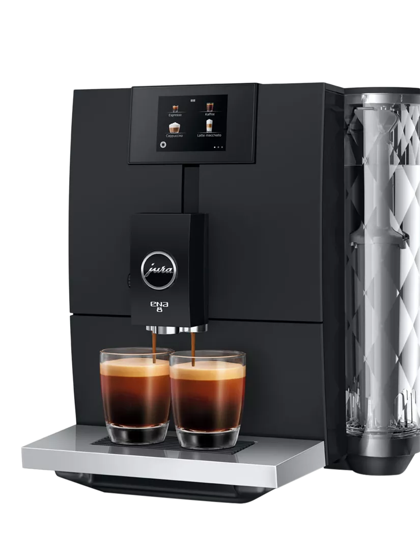 JURA ENA 8 compact coffee machine Metropolitan Black (British brand)