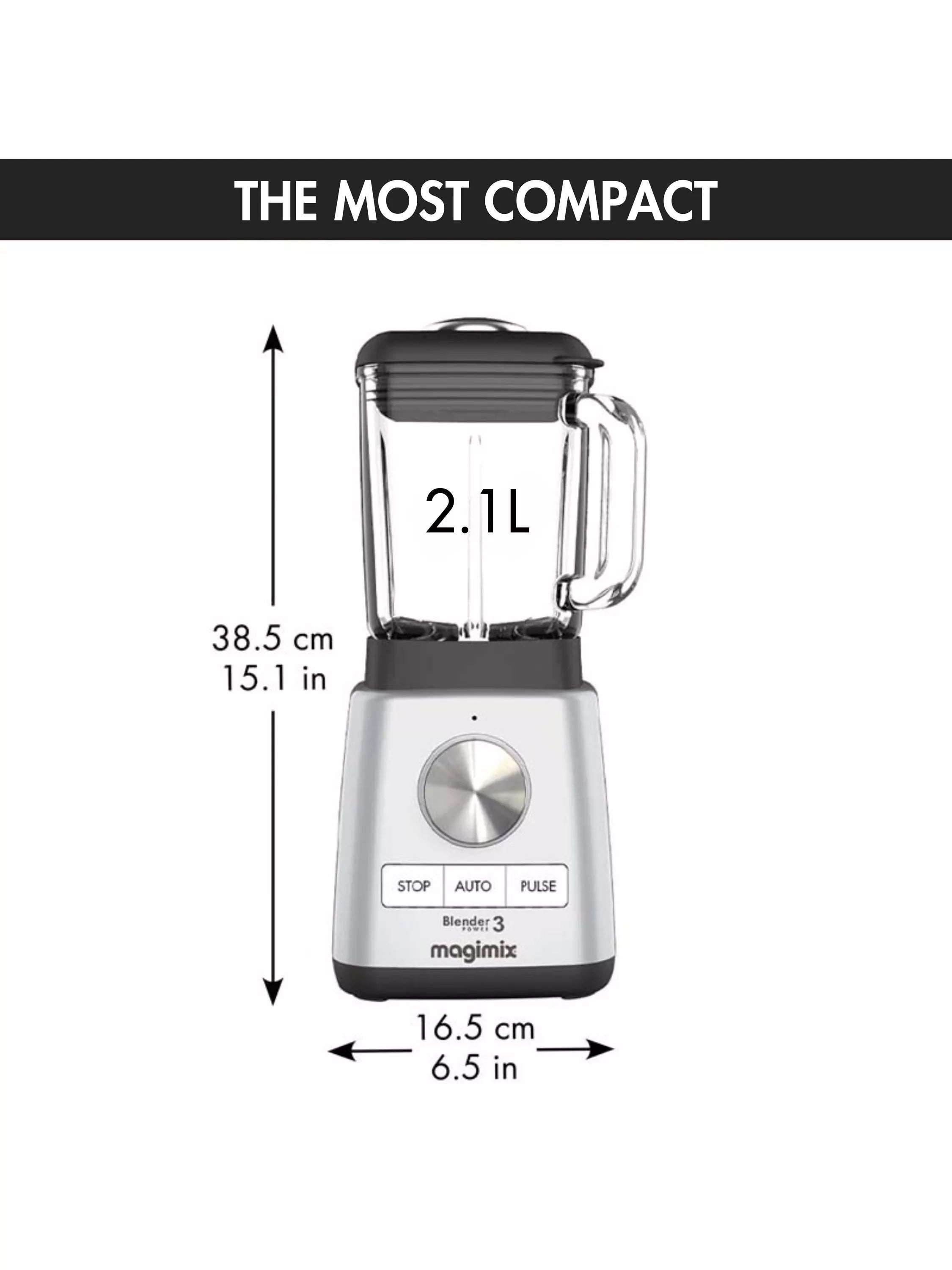 Magimix Blender Power 3 1.2L (British brand)