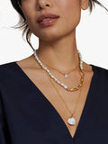 Monica Vinader Keshi pearl necklace gold vermeil - British product