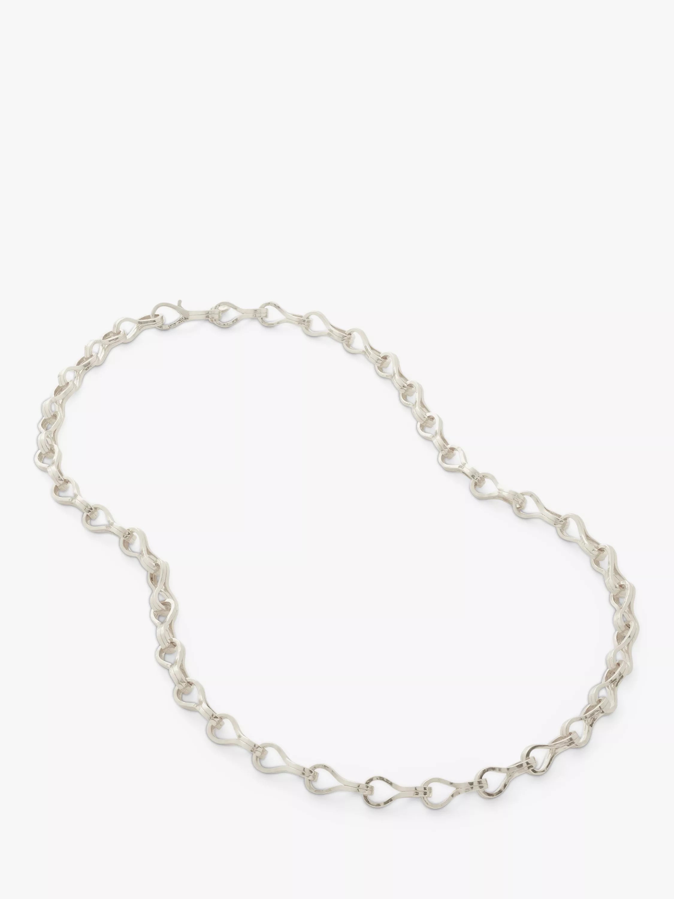Monica Vinader sterling silver chain necklace 50cm, imported from the UK