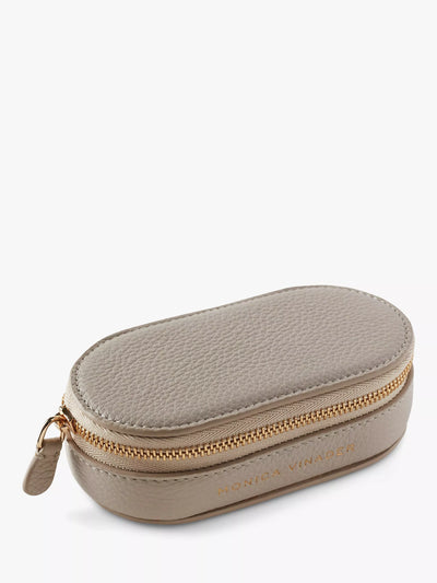John Lewis Monica Vinader Mini Oval Leather Jewellery Box- Buy online at McGrocer