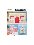 Simplicity Swing Room Accessories sewing pattern S9587OS, imported from the UK
